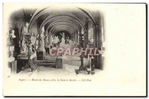 Old Postcard Angers Musee des Beaux Arts Gallery David