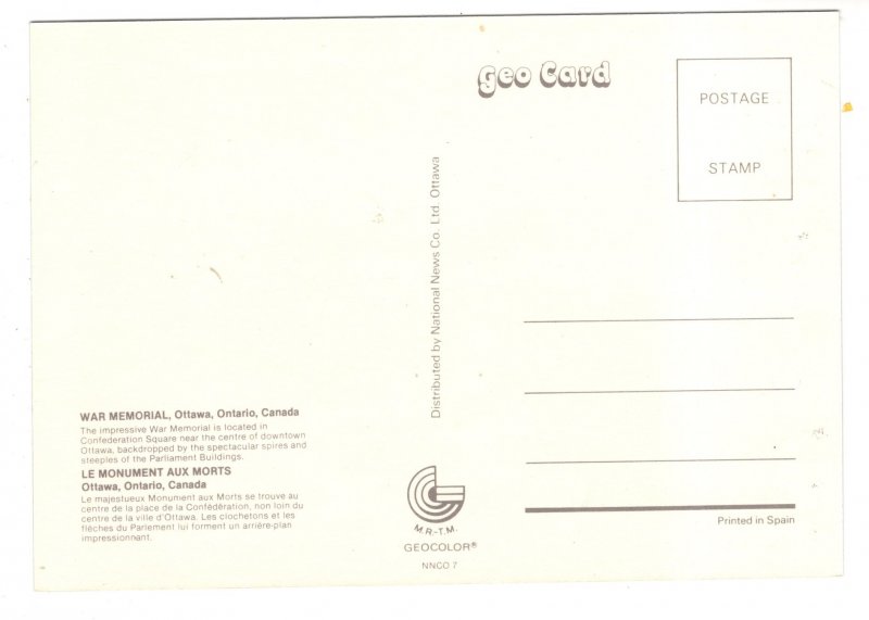 War Memorial, Ottawa, Ontario,