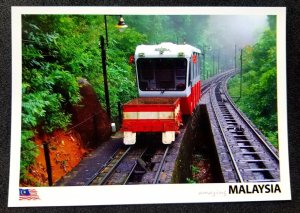 [AG] P240 Malaysia Penang Hill Railway Funicular Transport (postcard) *New