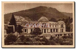 Old Postcard Auvergne La Bourboule Casino and the funicular