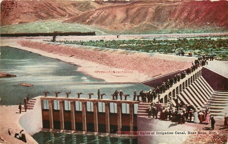 NV, Reno, Nevada, Irrigation Canal, Head Gates
