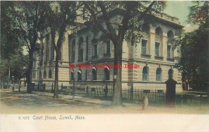 7 Postcards, Lowell, Massachusetts, Court House-Hood's-Mills-School-YWCA