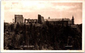 Czech Republic Zric Hradu Velhartic Grafie Plzen Velhartice RPPC 09.73