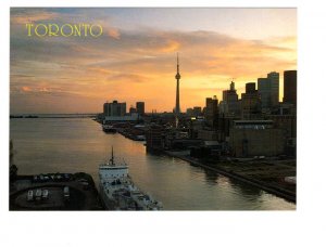 Reflections, Waterfront, Toronto, Ontario, Large 4.5 X 6.5 inch Vintage Postcard