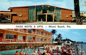 Florida Miami Beach Oasis Motel & Apartments 1960