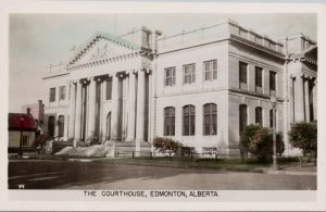 Edmonton Alberta The Courthouse Unused Gowen Sutton RPPC Postcard E95