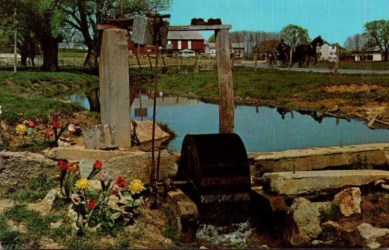 Pennsylvania Dutch Country Amish Water Wheel