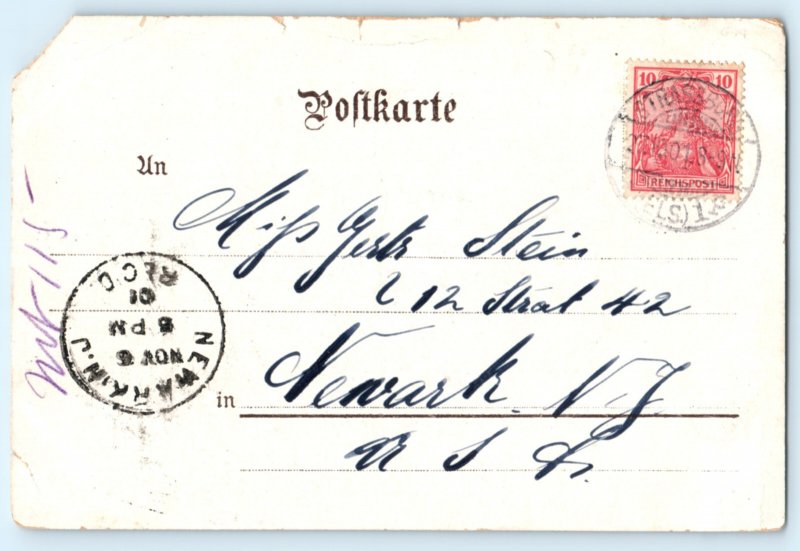 Gruss Aus WWI German Army Infantry Regiment Postcard