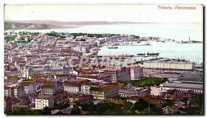 Postcard Old Trieste Panorama