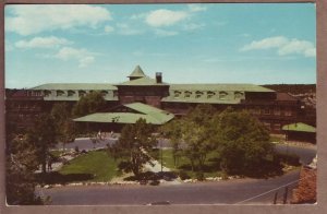 El Tovar Hotel Grand Canyon Arizona Postcard Birdseye view postcard