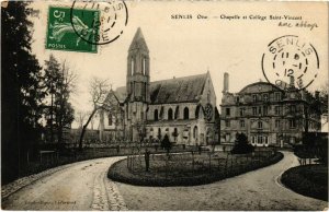 CPA Senlis- Chapelle et College Saint Vincent FRANCE (1020356)