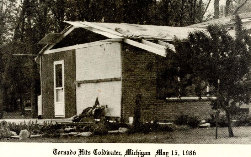 MI - Coldwater. May 15,1986, Tornado Damage