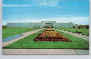 Flower Gardens, Museum Of Natural History, Regina SK, Vintage Chrome Postcard