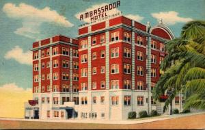 Florida Jacksonville Ambassador Hotel Curteich