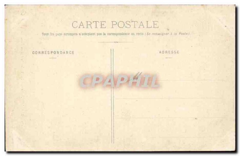 Avallon Old Postcard Portal & # 39eglise St Lazare (right side)