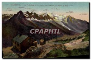 Old Postcard Chamonix The Flegere And View Of The Chaine Du Mont Blanc