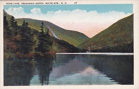 Echo Lake Franconia Notch White Mountains New Hampshire