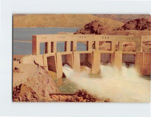 Postcard Parker Dam on the Colorado River USA