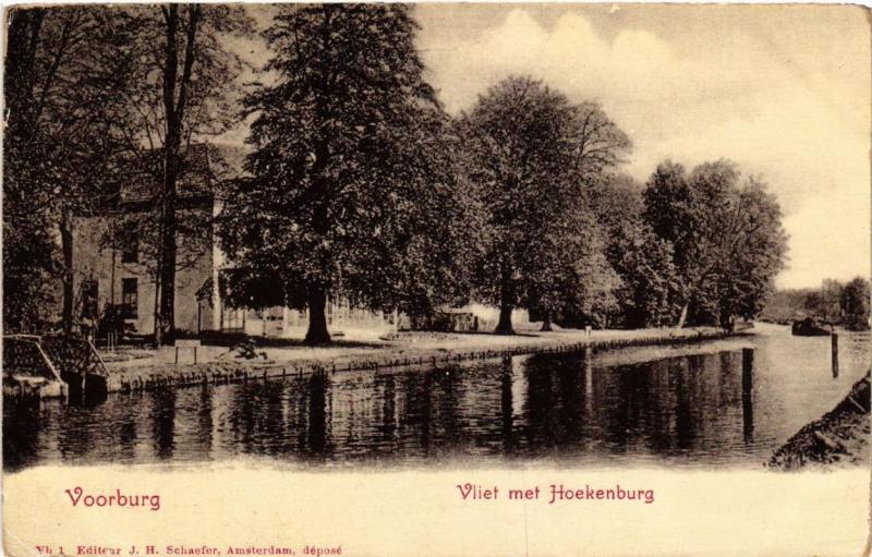 CPA AK VOORBURG Vliet met Hoekenbrug NETHERLANDS (602721)