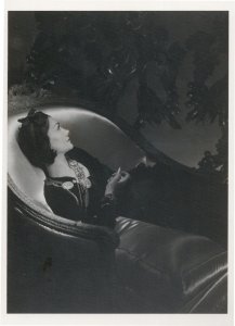 Gabrielle of Coco Chanel P.Horst Gelatine Silver Print Photo Postcard