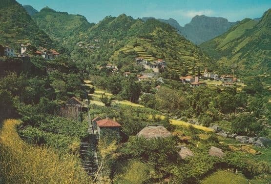 Serra D'Agua Portugal Aerial Birds Eye Madeira Postcard