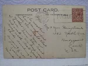 R.M.L Samaria Cunard Line Boat Ship postcard