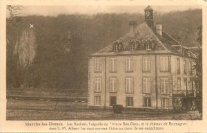 Belgium Marche les Dames Wallonien Namur, Place where King Albert I died 1934