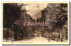 Old Postcard Luchon Allees d & # 39Etigny