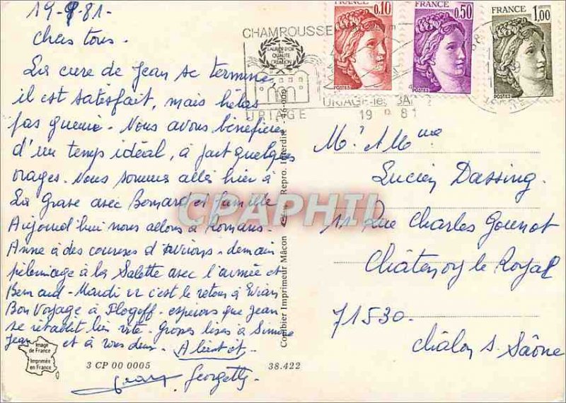 Modern Postcard Uriage les Bains