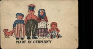 Germany Family w Dog c1910 Postcard