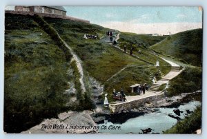 Ireland Postcard Twin Wells Lisdoonvarna Co Clare 1907 Posted Antique