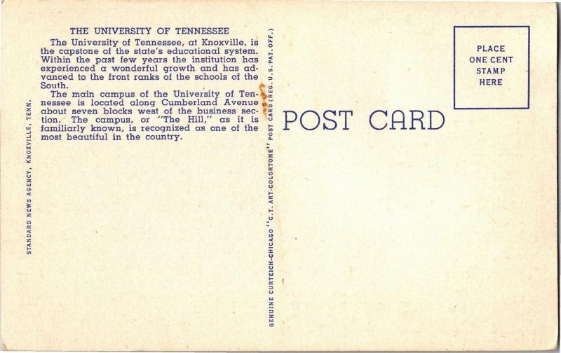 Agriculture Building, University of Tennessee Knoxville Vintage Postcard M17