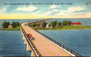 Florida Keys New Overseas Highway Above Pigeon Key