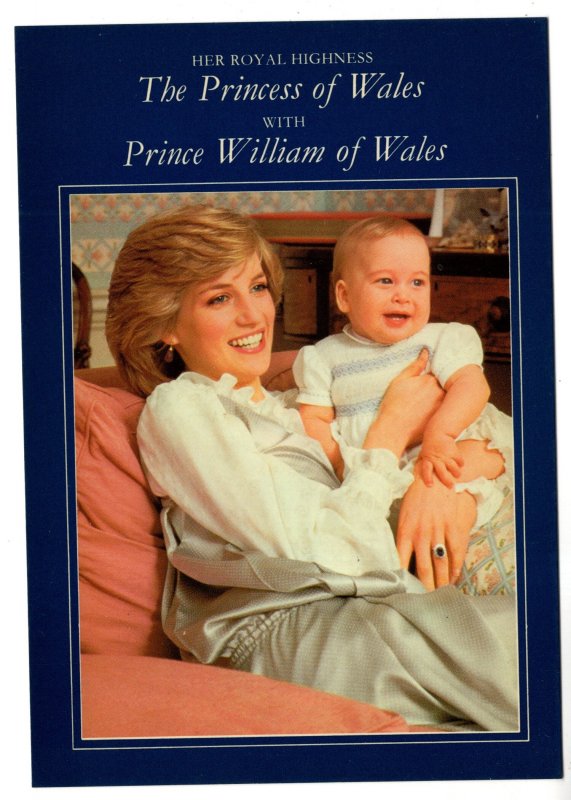 Large 5 X 7, The Princess of Wales, Prince William of Wales