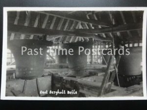 Suffolk EAST BERGHOLT BELLS - Old RP Postcard by H.A. Randall of East Bergholt