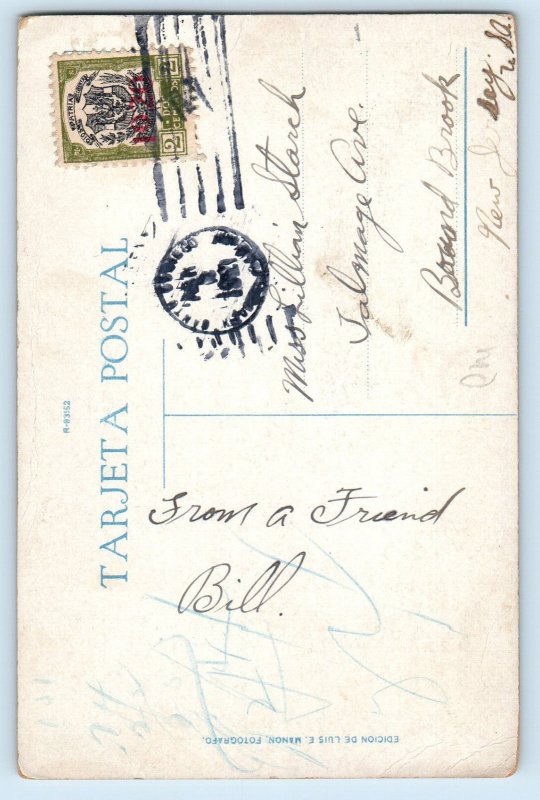 Sto. Domingo Dominican Republic Postcard East of City Ozama Bridge c1920's