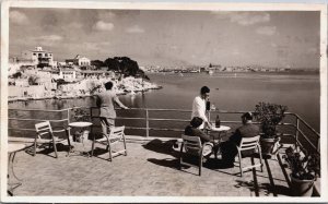 Spain Mallorca Palma Bahia Desde Hotel Terreno Vintage RPPC C192