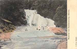 Waterval van Bantimoeroeng Maros Indonesia, Republik Indonesia Postal Used Un...