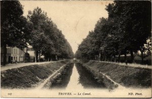 CPA TROYES Le Canal Aube (100801)