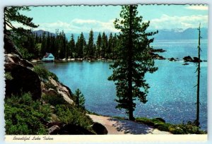 3 - 4x6 Postcards LAKE TAHOE, California CA -NV ~ WINTER, SUNSET Scenes c1970s