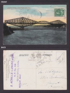 Postcard, CANADA, Quebec, Quebec Bridge