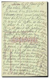 Old Postcard Panorama Roma