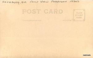 1930s ROSEBURG OREGON Camp View Roadside Court Patterson RPPC postscard 2315