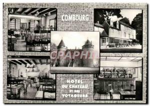 Postcard Modern Hotel Du Chateau And The Cauldron Travelers Combourg Panorami...
