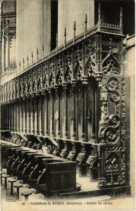 CPA Cathédrale de RODEZ - Stalles du choeur (109603)