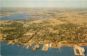 Postcard; Aerial View of Charlottetown, Prince Edward Island, Canada Unposted