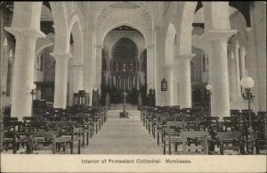 Mombassa Protestant Cathedral c1910 Postcard