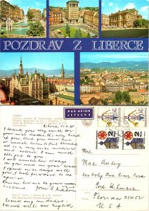 Liberec, Pozdraw from Liberec, Czechoslovakia Republic(6748