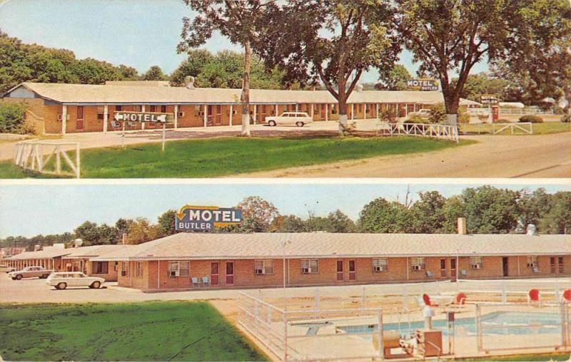 West Plains Missouri Motel Butler Multiview Vintage Postcard K62607