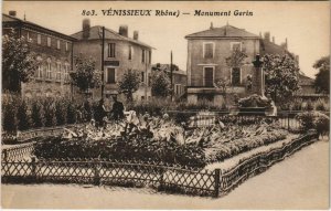 CPA VÉNISSIEUX Monument Gerin (806009)